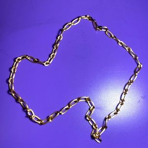 Golden chain necklace